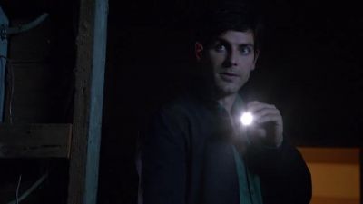 Blood trail leads out.
I'm going after him. - Grimm