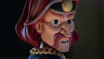 -Blow it out your... [shrieking] ...ass!
-[grunts] Ow! - Marvel's M.O.D.O.K.