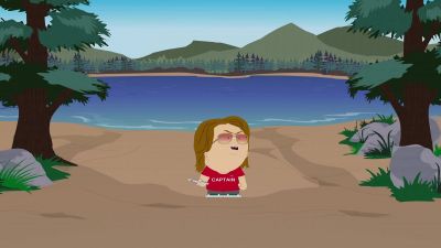 [blowing whistle] - South Park