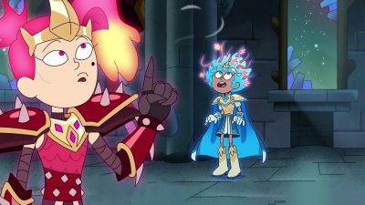 [blows] Anne!
You could do that this whole time? - Amphibia
