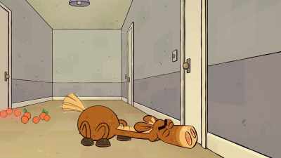 [blows]
- [barks, grunts] - It's Pony