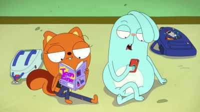 (blows raspberry)
I mean, whatever. (chuckles) - Kiff