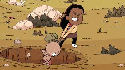 [blows raspberry] - Hilda