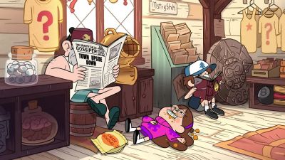 [blows] - Gravity Falls