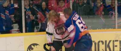 (BLOWS THUD)
(GRUNTS) - Goon: Last of the Enforcers