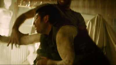 (blows thudding)
(men grunting) - Shadow Wolves