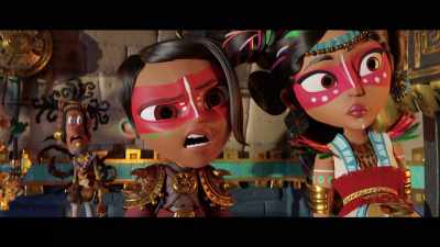 Blue corn tortillas! - Maya and the Three