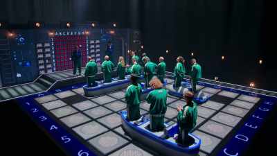 Blue team, prepare for impact. - Squid Game: The Challenge