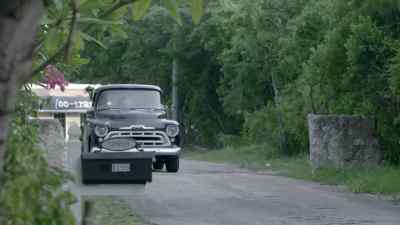 [blues music playing over radio] - Bloodline