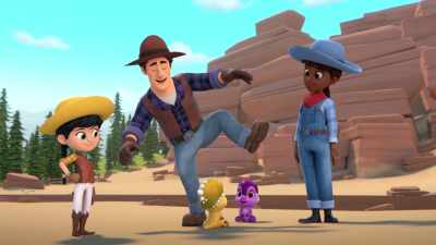 (Bo chuckling) - Dino Ranch