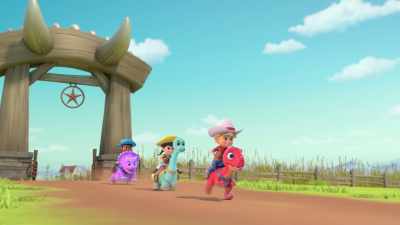 Bo (narrating):
The Dino Ranchers had - Dino Ranch