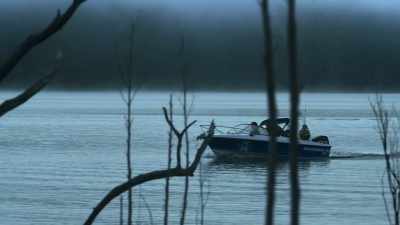 (boat engine revving) - The Clearing