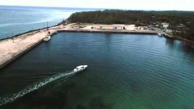 (boat engine revving) - Island of Bryan