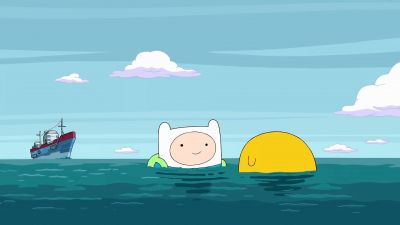 [ Boat horn blows ] - Adventure Time