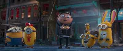 - [Bob bleating]
- [whooshing] - Minions: The Rise of Gru