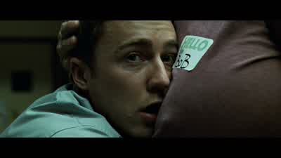 Bob Bob had bitch tits This was a support group for men with testicular cancer The big moosie slobbering all over me that was Bob We're still men an8 Yes we're men an8 Men is what we are Bob had had his testicles removed Then hormone therapy He developed - Fight Club