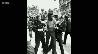 [♪ Bob Marley: "Get Up
Stand Up" continues] - Uprising