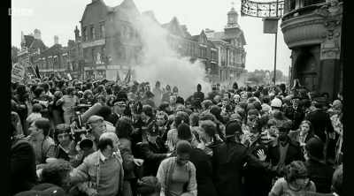 [♪ Bob Marley: "Get Up
Stand Up" continues] - Uprising