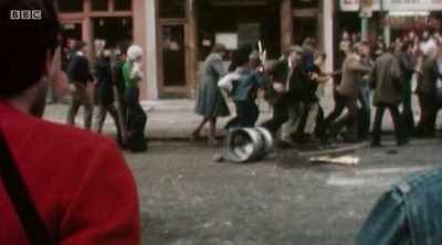 [♪ Bob Marley:
"Get Up Stand Up"] - Uprising