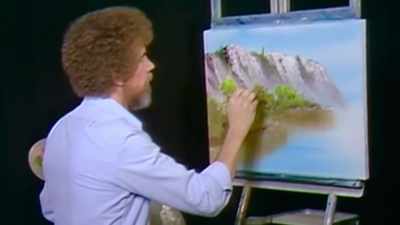 Bob would say,
"I'm a mountain and tree guy." - Bob Ross: Happy Accidents, Betrayal & Greed
