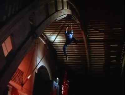 Bobby, it's coming up the rope! - Beware! the Blob