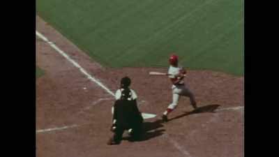 Bobby Tolan, Cincinnati Reds rebate
uma voadora feroz - Say Hey, Willie Mays!