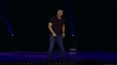 Bob's at the window.
He said, "Where are we off to?" - Ricky Gervais: Humanity