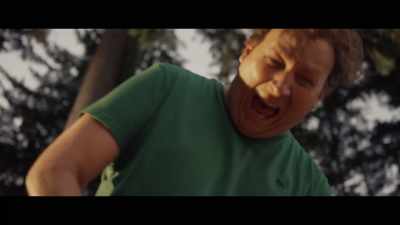 Body blow. Aaah!
[paintball gun fires] - Buddy Games