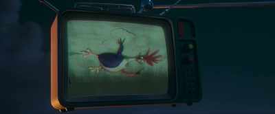 - [body thudding]
- [rooster groaning] - Hitpig!