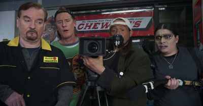 [body thuds] - Clerks III