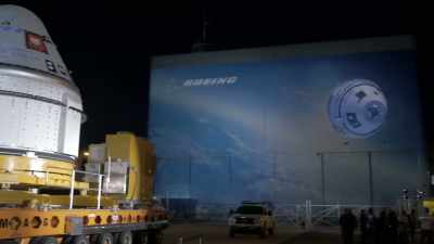 Boeings rumfartøj hedder Starliner,
Crew Space Transportation 100. - Space Titans: Musk, Bezos, Branson
