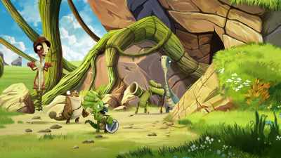 Boing! Boing! Boing! Boing! Ha, ha! - Gigantosaurus
