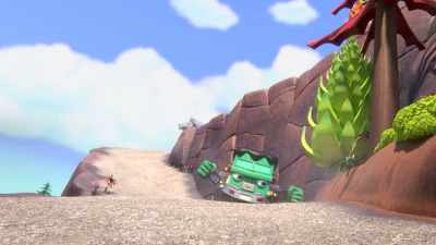 [Bolts laughs] - Mighty Monsterwheelies