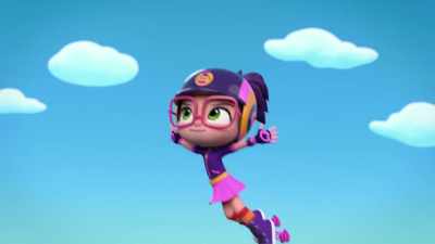 Bomber blimp jacket, activate. - Abby Hatcher