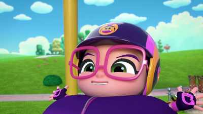 Bomber blimp jacket,
super activate! - Abby Hatcher