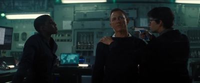 Bond, you don't mind
a shot or two
whilst at work? - No Time to Die