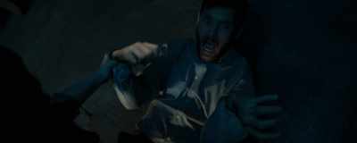 - [bones crack]
- [screaming] - Baghead