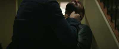 [bones cracking]
[Sergio screaming] - Ruthless