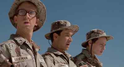 Bones,
I don't see a road. - In the Army Now