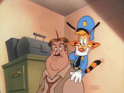 [Bonkers giggling] - Bonkers