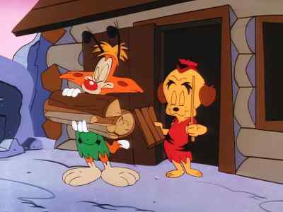 [Bonkers yelps] - Bonkers