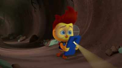 [Boo echoing] But we sound like ghosts. - The Chicken Squad