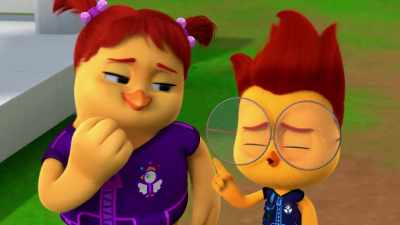Boo might take the conversation
a bit more seriously, - The Chicken Squad