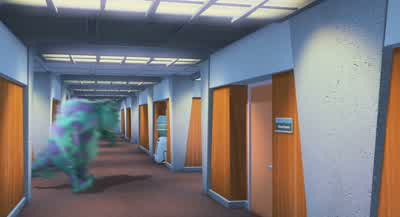 BoogigglesNoHey you HaltHe's the oneThe one from the commercialAffirmative That's himCan we get an autographOh oh sure No problem - Monsters, Inc