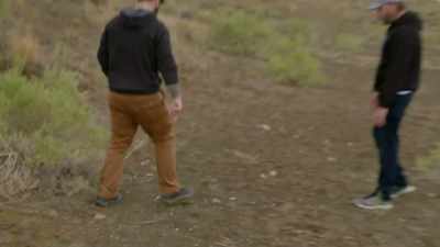 Boom. Here, footprint. Here, here. - Jack Osbourne's Night of Terror: UFOs
