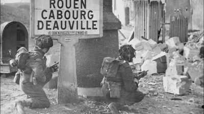 bore the brunt
of German resistance, - World War II: Race to Victory