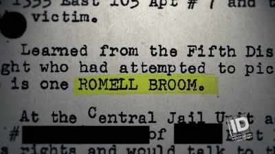 Bornfeld:
HIS NAME WAS ROMELL BROOM. - The Lake Erie Murders
