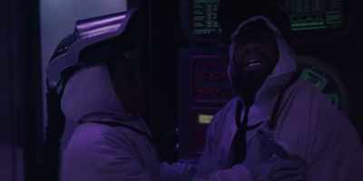 -[both breathing heavily]
-[alarm blaring] - They Cloned Tyrone