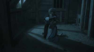 [both breathing heavily] - Witch