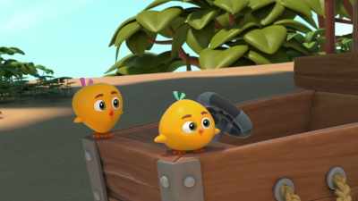 [both cheeping
and chirping] - Top Wing